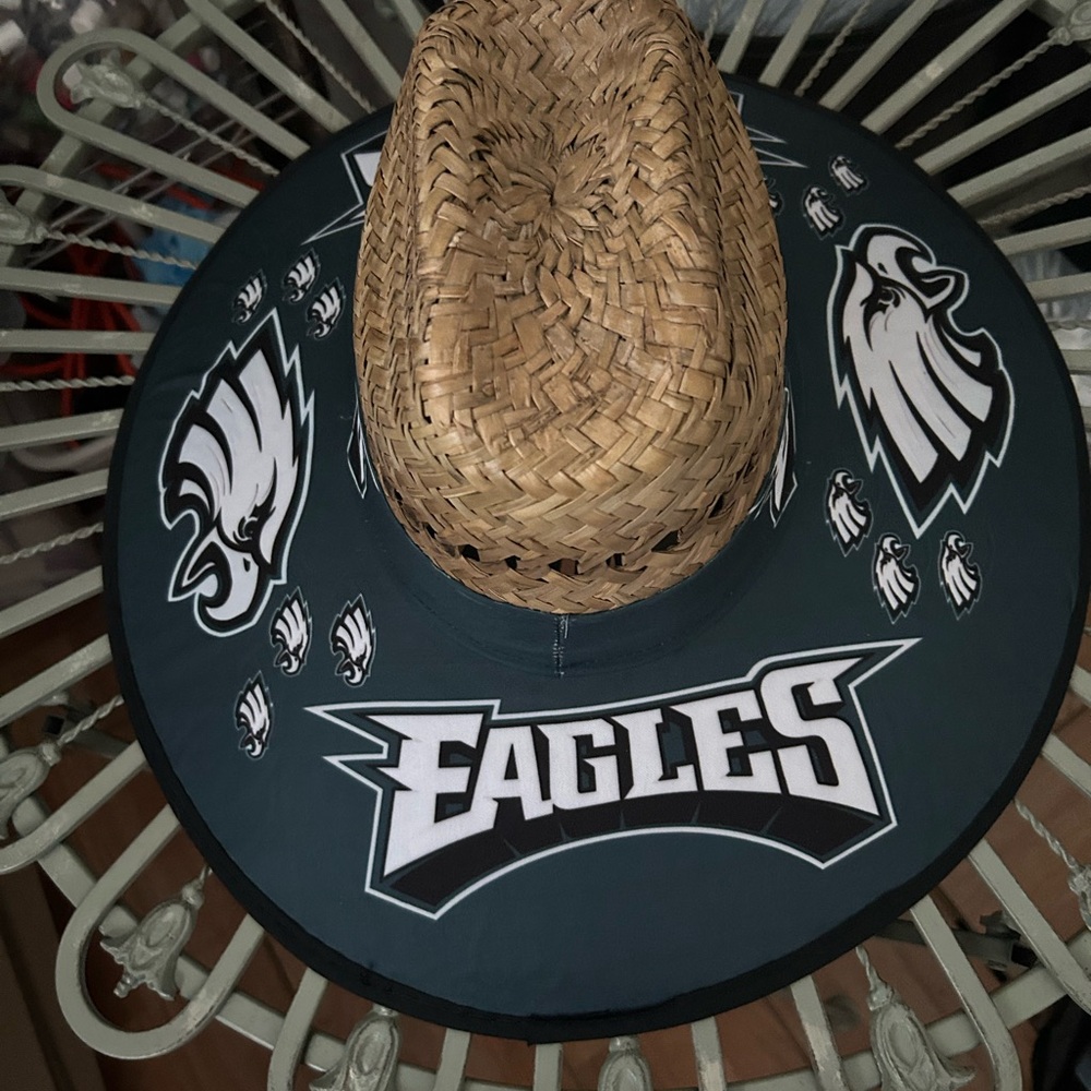 Philadelphia eagles straw hat